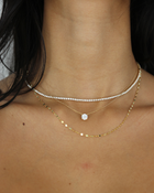 Diamond Tennis Necklace | Classic 4-Prong | 4.85 - 5.88CT in 14K Gold