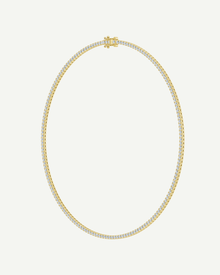 Diamond Tennis Necklace | Classic 4-Prong | 4.85 - 5.88CT in 14K Gold