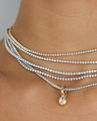 Diamond Tennis Necklace | Classic 4-Prong | 4.85 - 5.88CT in 14K Gold