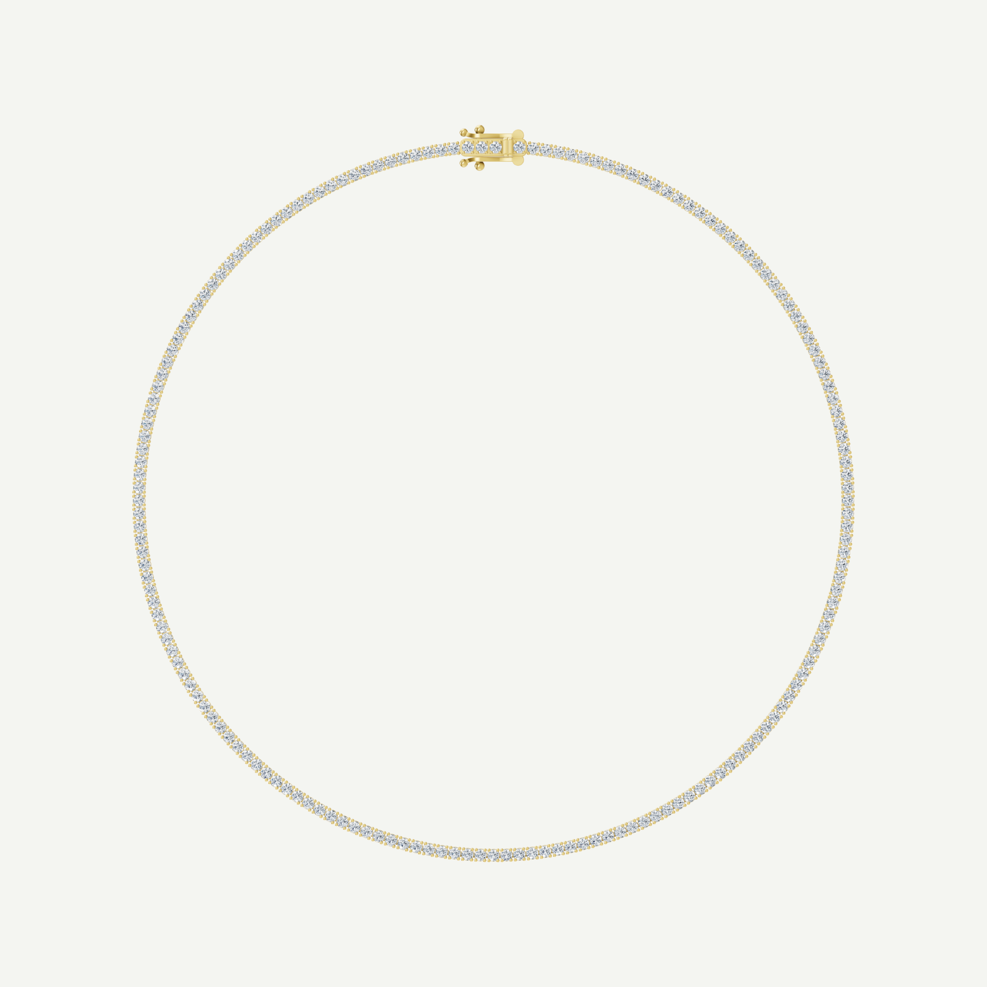 Diamond Tennis Necklace | Classic 4-Prong | 4.85 - 5.88CT in 14K Gold
