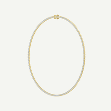 Diamond Tennis Necklace | Classic 3-Prong | 5.03 - 7CT in 14K Gold