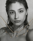 Diamonds & Initials Fine Chain Necklace | 0.80 - 1.20 CT in 14K Gold