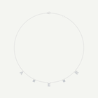 Diamonds & Initials Fine Chain Necklace | 0.80 - 1.20 CT in 14K Gold