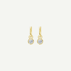 Diamond Drop Huggie Earrings | 1CT Total | VIVIE