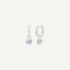 Diamond Drop Huggie Earrings | 1CT Total | VIVIE