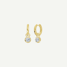 Diamond Drop Huggie Earrings | 1CT Total | VIVIE