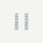 Half Hoop Diamond Earrings | 3CT in 14K Gold