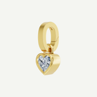 Heart Bezel Diamond Pendant | 1CT in 14K Gold
