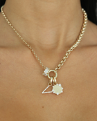 Initials Diamond Pendant | 0.15 - 0.40CT in 14K Gold