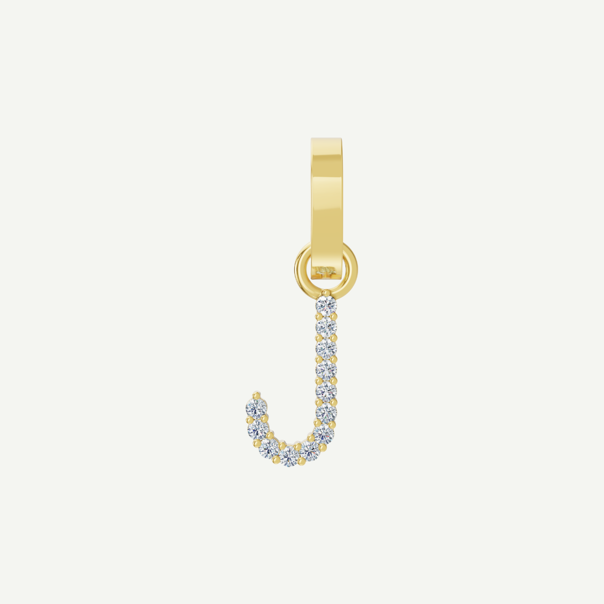 Initials Diamond Pendant | 0.15 - 0.40CT in 14K Gold