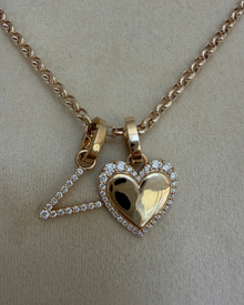 Large Heart Pendant | 0.5 CT Diamonds | VIVIE