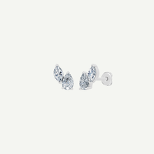 Pear and Marquise Diamond Duo Stud Earrings | 1.3CT Total | VIVIE