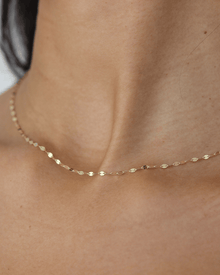 Mirror-Cut Oval Chain | in 10K Yellow Gold