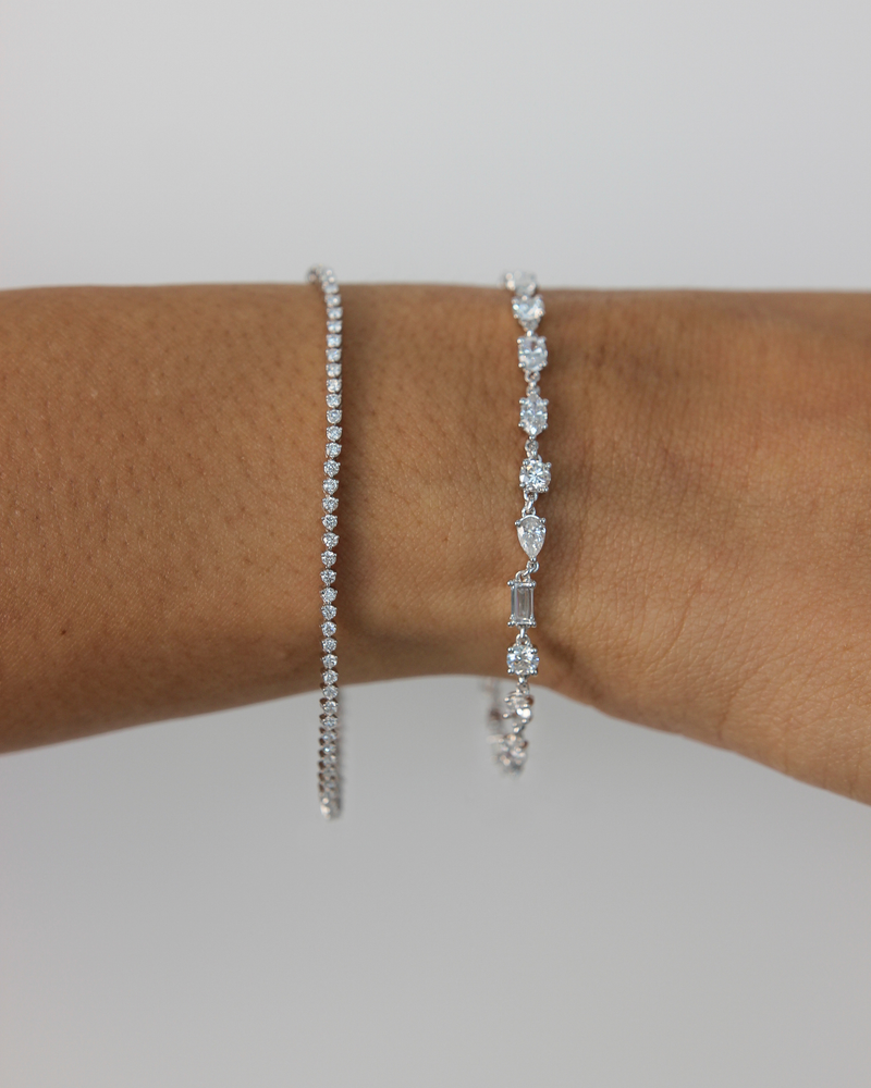 Multi-Stone Diamond Tennis Bracelet | 3.84CT in 14K Gold