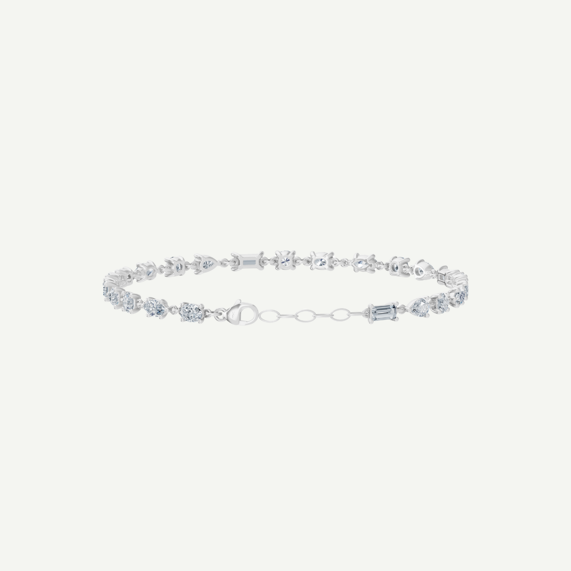 Multi-Stone Diamond Tennis Bracelet | 3.84CT in 14K Gold