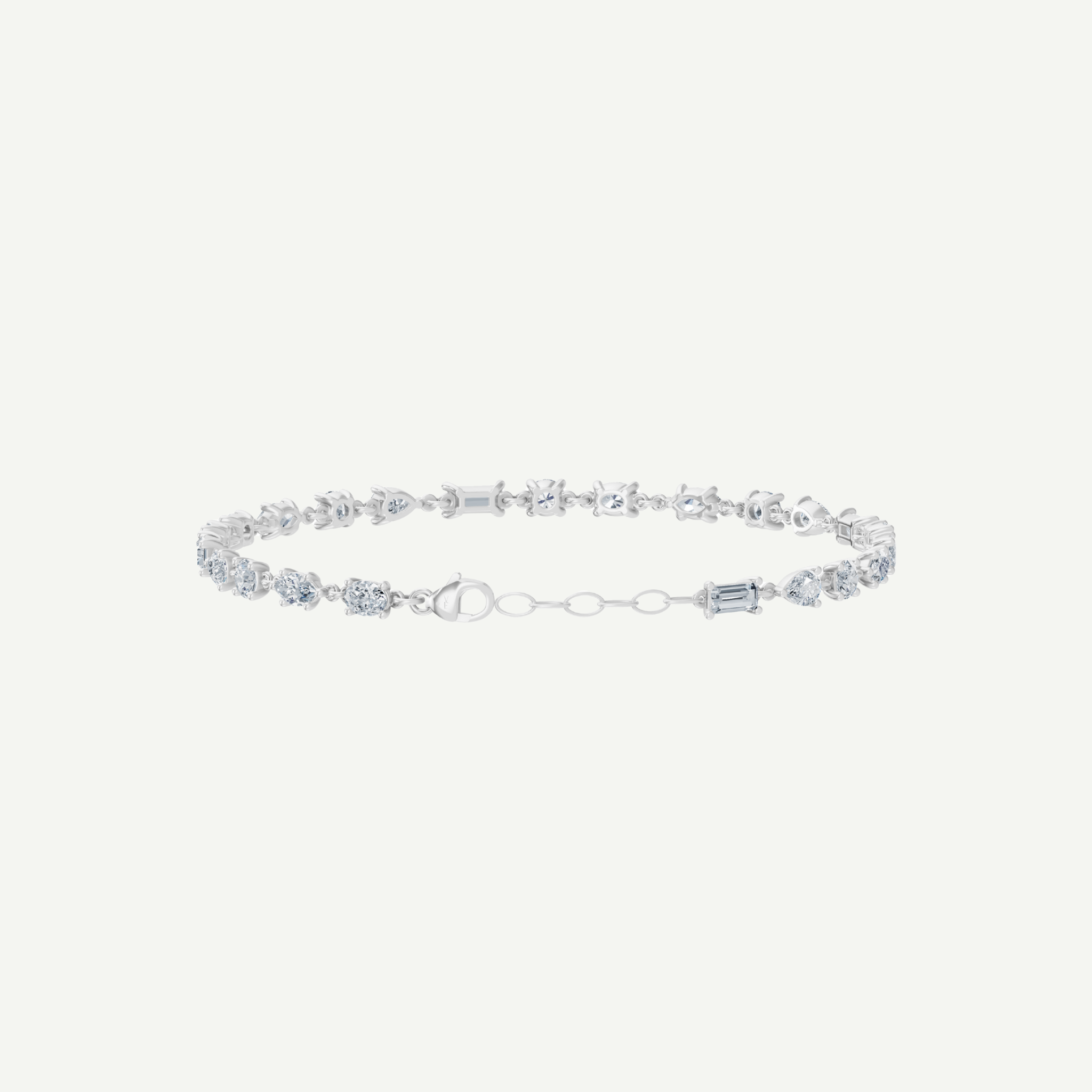 Multi-Stone Diamond Tennis Bracelet | 3.84CT in 14K Gold