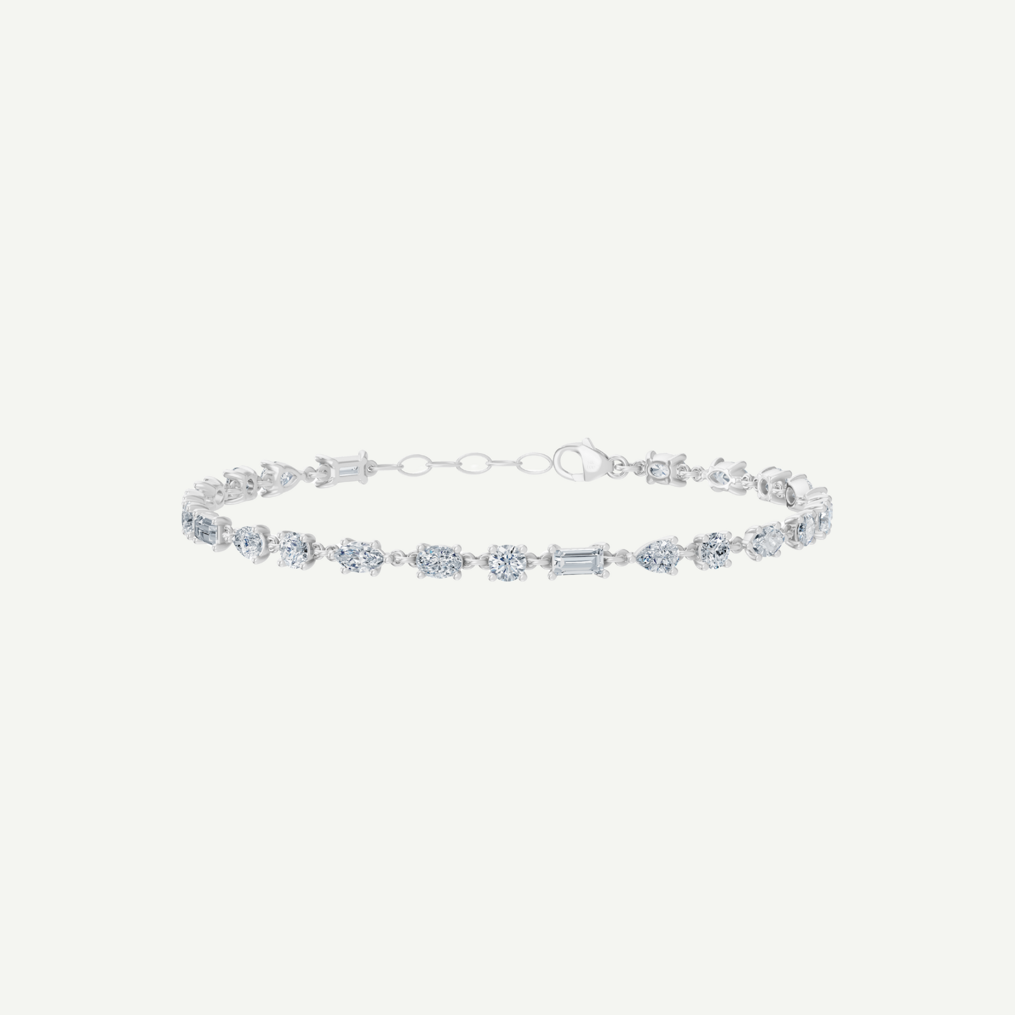 Multi-Stone Diamond Tennis Bracelet | 3.84CT in 14K Gold