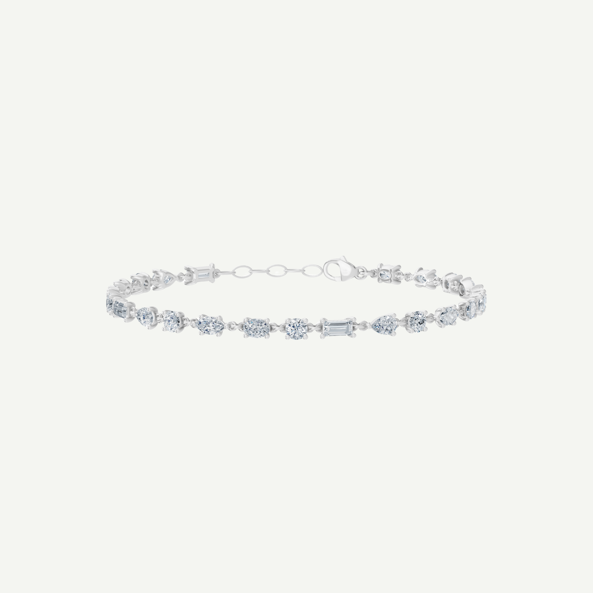 Multi-Stone Diamond Tennis Bracelet | 3.84CT in 14K Gold