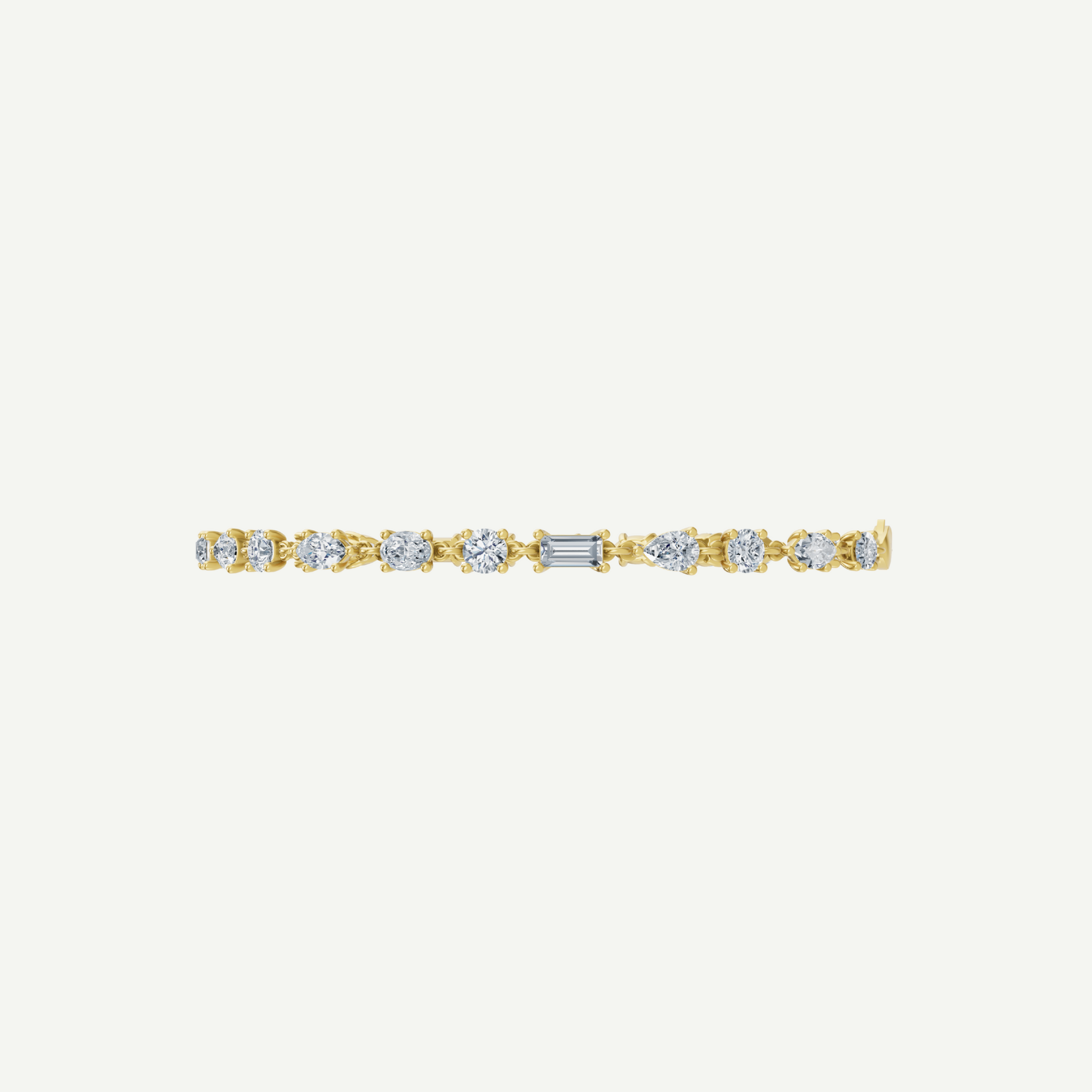 Multi-Stone Diamond Tennis Bracelet | 3.84CT in 14K Gold