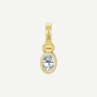 Oval Bezel Diamond Pendant | 1CT in 14KT Gold