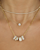 Oval Diamond Bead | 1.76CT in 14K Gold