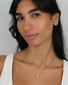 Paperclip Chain Necklace - The Slim Link | in 10K Yellow Gold
