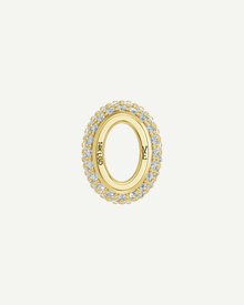 Pavé Diamond Bead | 1.10CT in 14K Gold