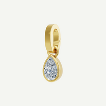 Pear Bezel Diamond Pendant | 1CT in 14K Gold