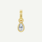 Pear Bezel Diamond Pendant | 1CT in 14K Gold