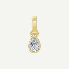 Pear Bezel Diamond Pendant | 1CT in 14K Gold