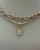 Pear Heirloom Pendant | 1.3 CT Diamonds | VIVIE
