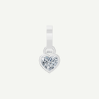 1CT Heart Bezel Diamond Pendant in Gold
