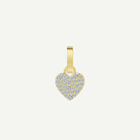 Small Pave Heart Pendant | 0.5 CT Diamonds | VIVIE