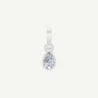 1CT Pear Bezel Diamond Pendant | VIVIE