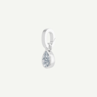 1CT Pear Bezel Diamond Pendant | VIVIE