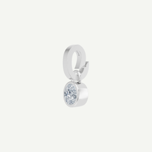 1CT Round Bezel Diamond Pendant | VIVIE