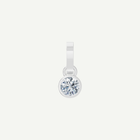 1CT Round Bezel Diamond Pendant | VIVIE