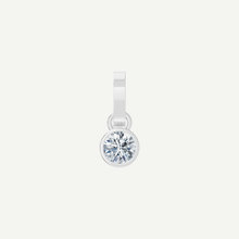 1CT Round Bezel Diamond Pendant | VIVIE