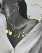 Round Bezel Diamond Pendant | 1CT in 14K Gold