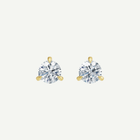 Round Diamond Martini Studs | 1 - 4CT in 14K Gold