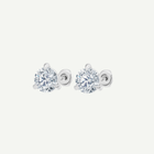 Round Diamond Martini Studs | 1 - 4CT in 14K Gold