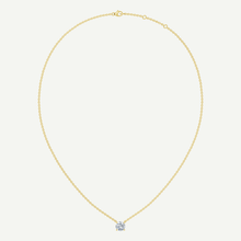 Round Diamond Solitaire Necklace | 0.75 - 1.5CT in 14K Gold