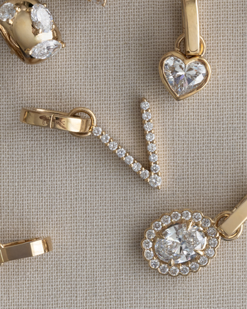 Diamond Initial Pendant | 0.15–0.40CT | VIVIE