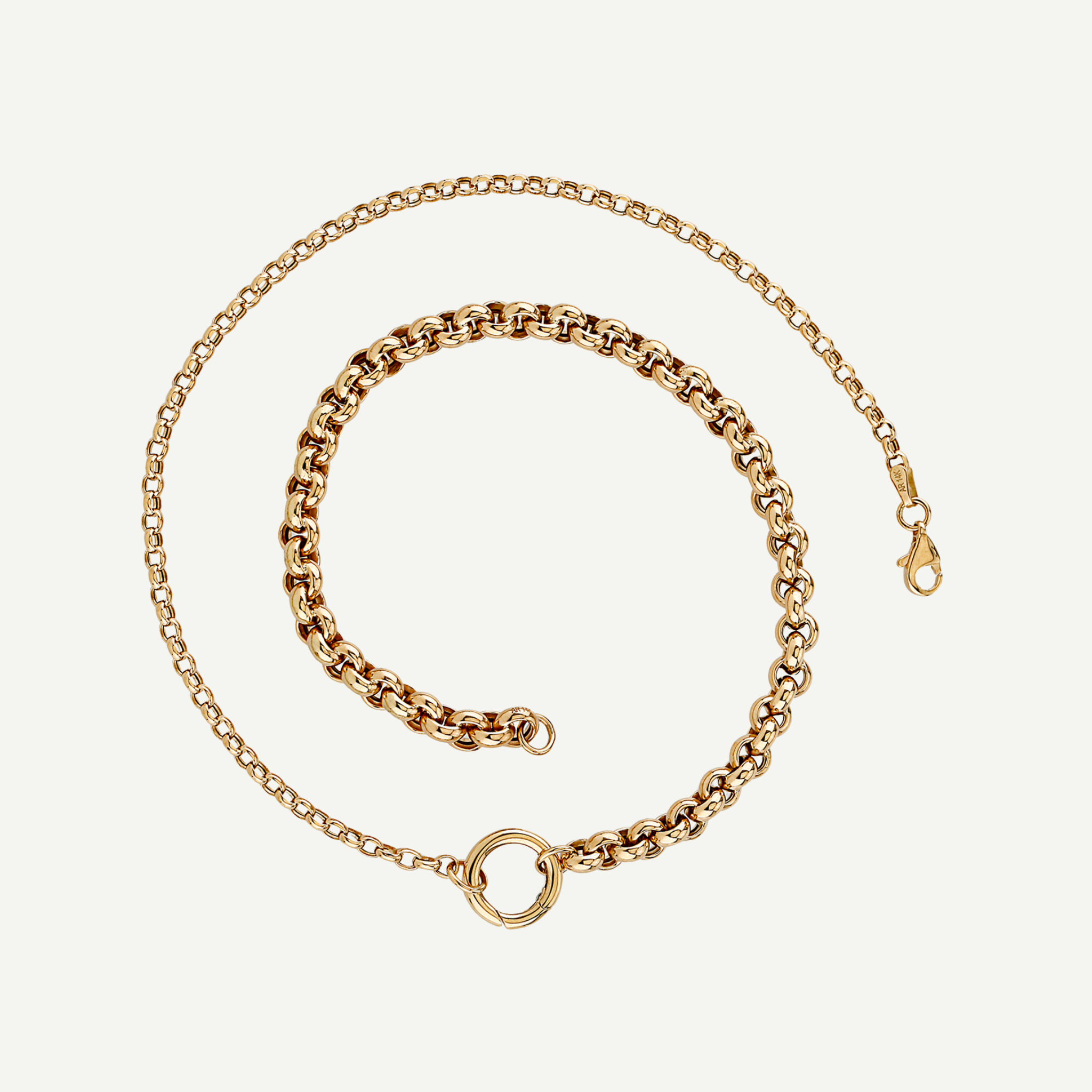 Wheat Chain Gold Necklace | in 10K Yellow Gold