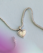 Large Heart Pendant | 0.5 CT Diamonds | VIVIE