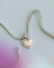 Large Heart Pendant | 0.5 CT Diamonds | VIVIE