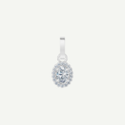 Oval Heirloom Pendant | 1.3 CT Diamonds | VIVIE