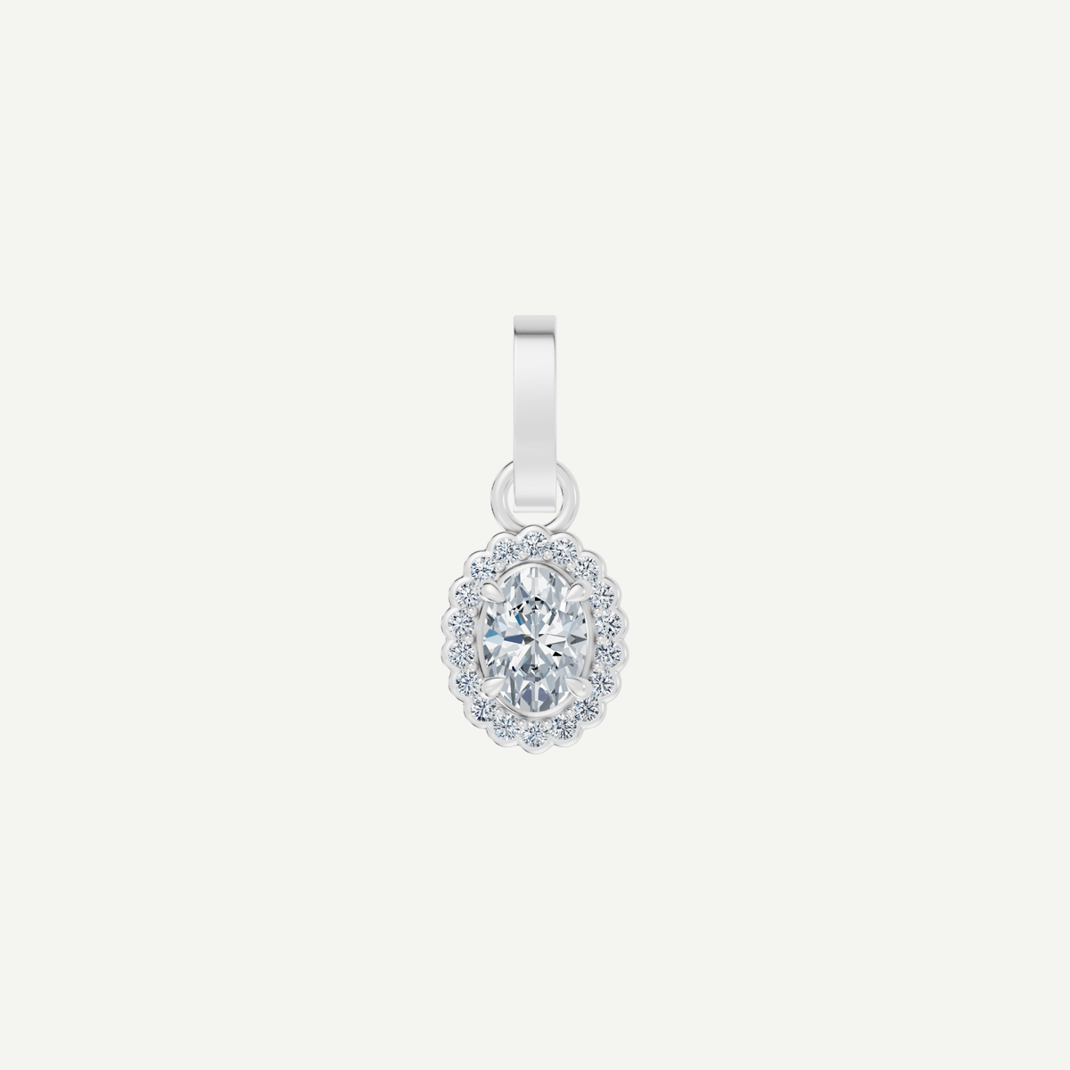 Oval Heirloom Pendant | 1.3 CT Diamonds | VIVIE