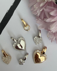 Large Heart Pendant | 0.5 CT Diamonds | VIVIE