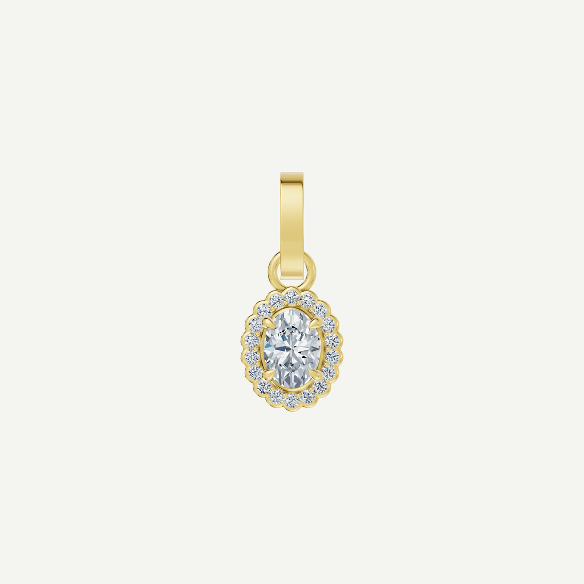 Oval Heirloom Pendant | 1.3 CT Diamonds | VIVIE